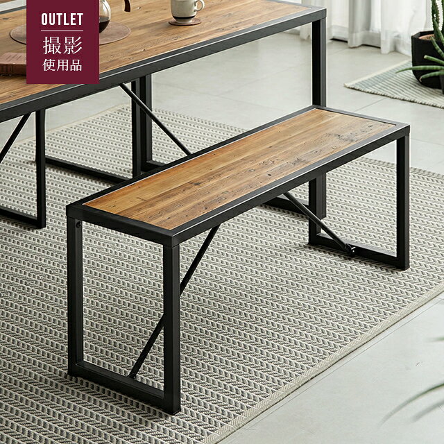 樂天商城 - 撮影使用品／実物画像なし｜ダイニングベンチ RT019｜カラー：ライトシダー