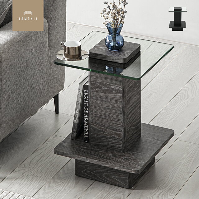 【10%OFF｜期間限定特大セール】 サイドテーブル テーブル ナイトテーブル コーヒーテーブル 木製 ガラス オーク ウォールナット シンプル インテリア 家具 北欧 モダン Corte