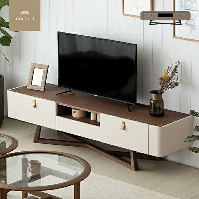 【最終入荷のため特価】 テレビ台 テレビボード 収納棚 収納 約180cm レザー調 天然木 シンプル デザイナーズ インテリア 家具 北欧 モダン 新生活 CLEARANCE_TVBOARD CLEARANCE_940F