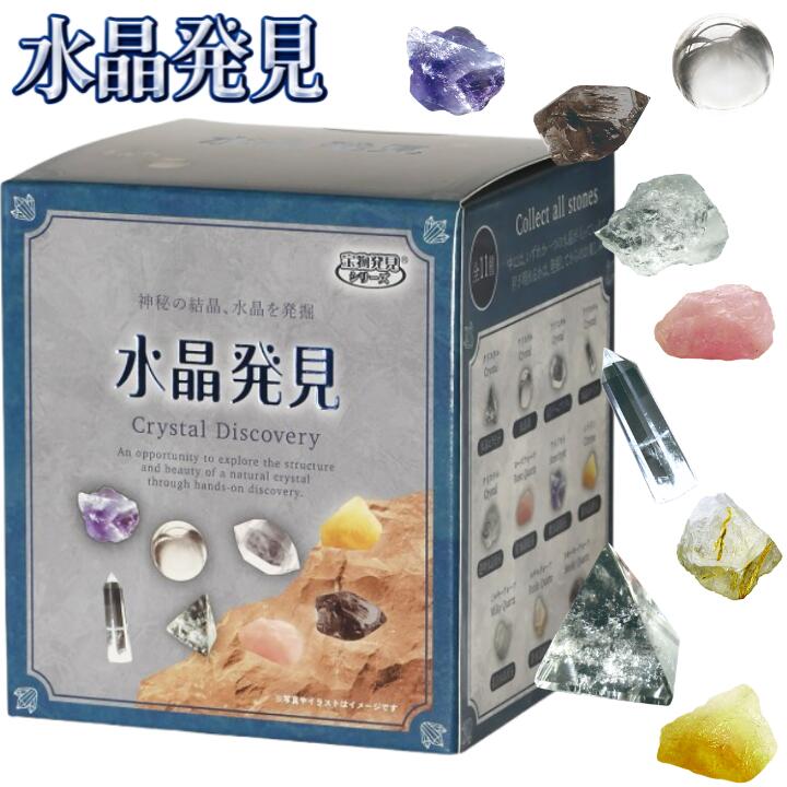 【単品】水晶発見 ノルコーポレーション 宝物発見シリーズ 知育 玩具 おもちゃ 発掘 鉱石 パワーストーン 小学生 理科 サイエンス 男の子 女の子【宅急便配送】