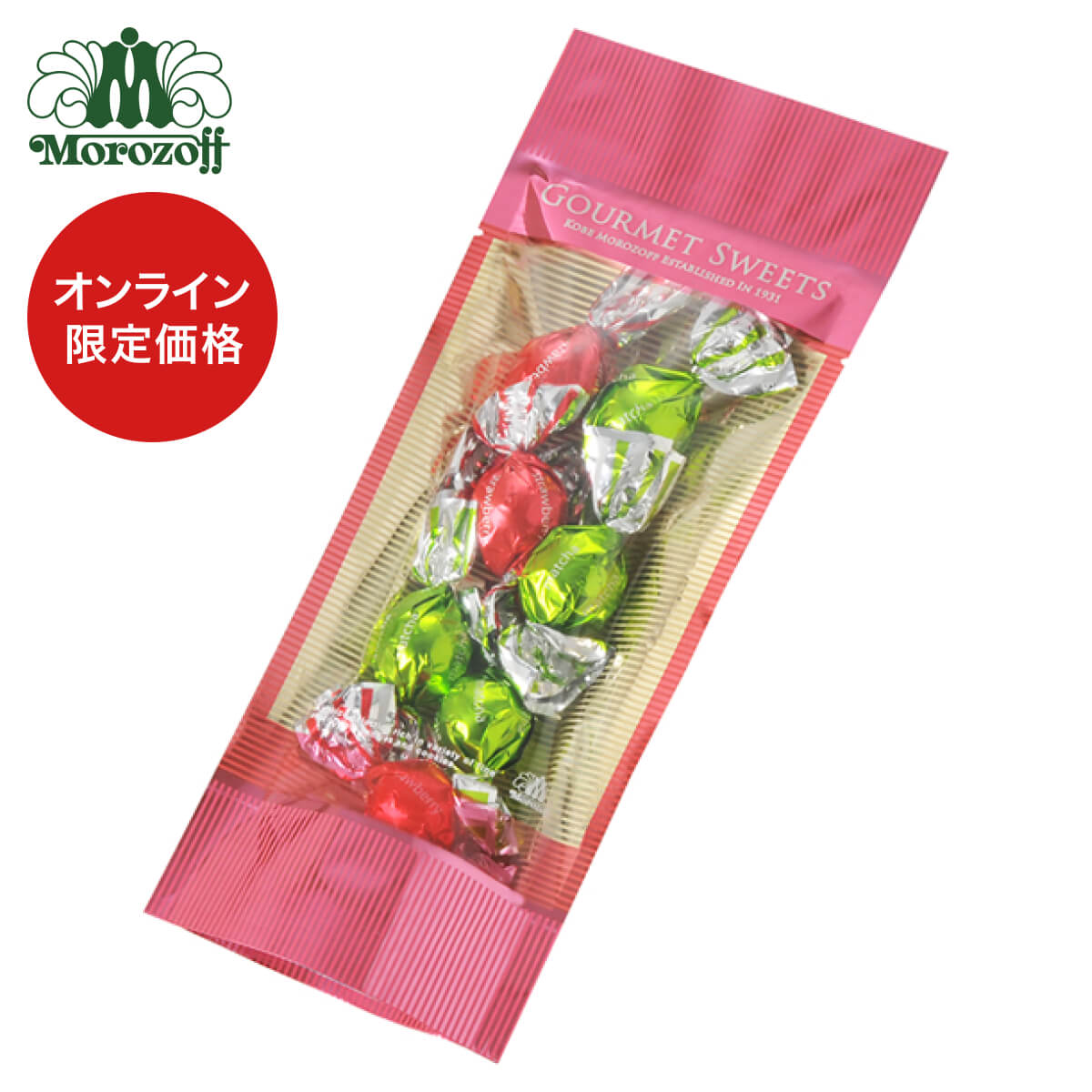 モロゾフ トリュフボールチョコレート（いちご＆抹茶） 7個入のサムネイル