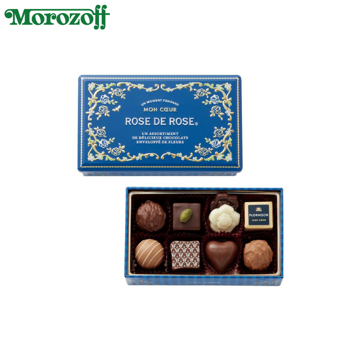モロゾフ ローズ デ ローズ(クラシックブルー) 9個入《バレンタインチョコレート》