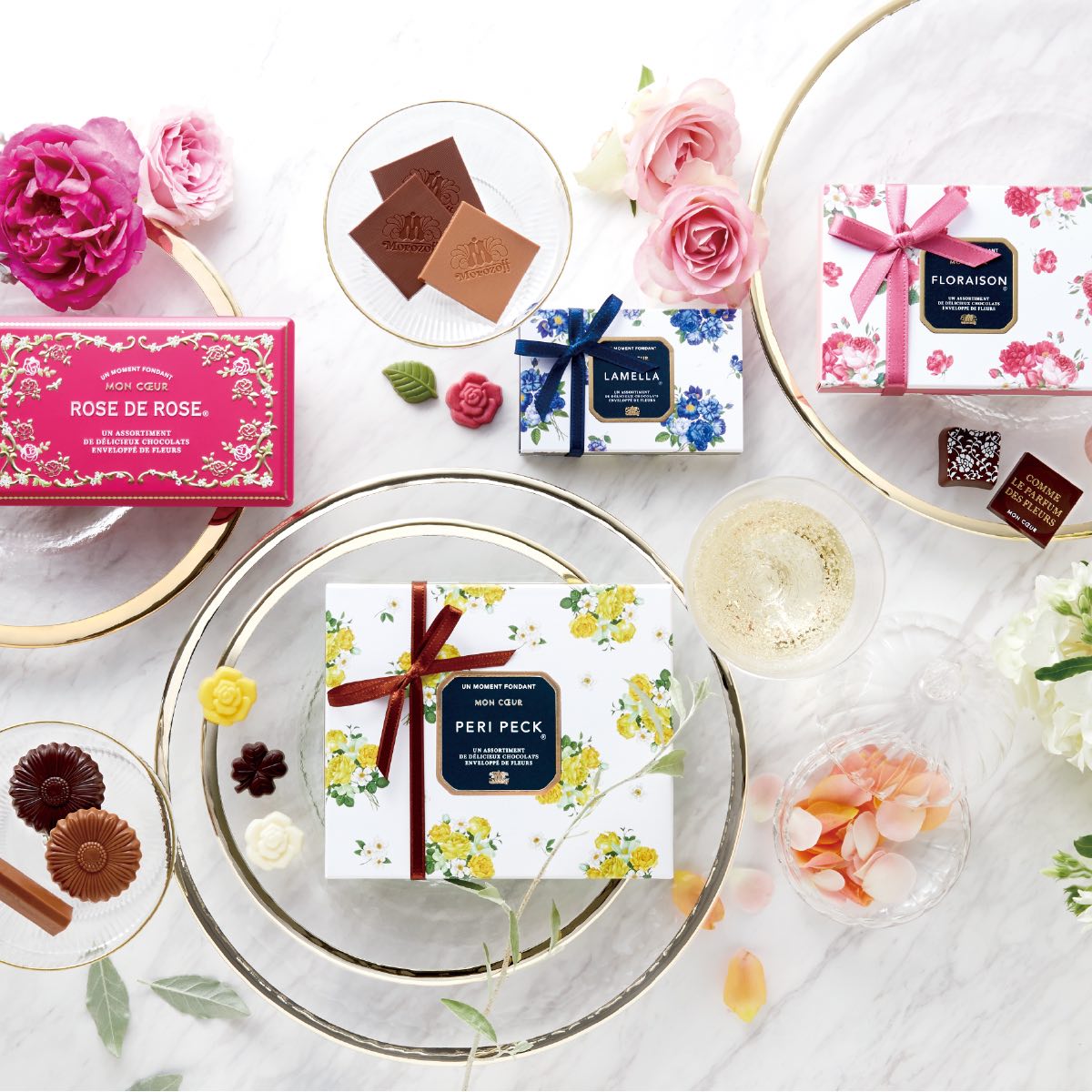 モロゾフ ローズ デ ローズ（クラシックブルー） 9個入《バレンタインチョコレート》格安通販　バレンタイン　人気　ランキング