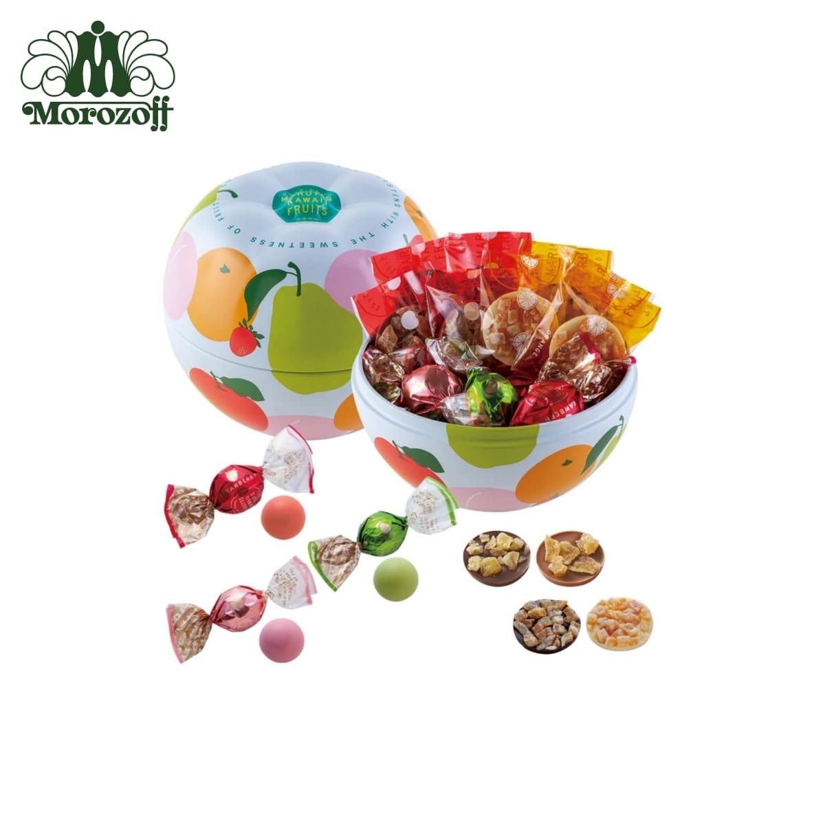 モロゾフ まるっとフルーツ缶 17個入《バレンタインチョコレート》のサムネイル