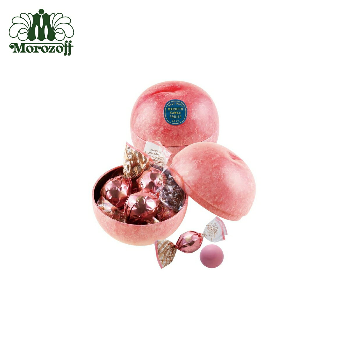 モロゾフ まるっとフルーツ缶（もも） 6個入《バレンタインチョコレート》のサムネイル