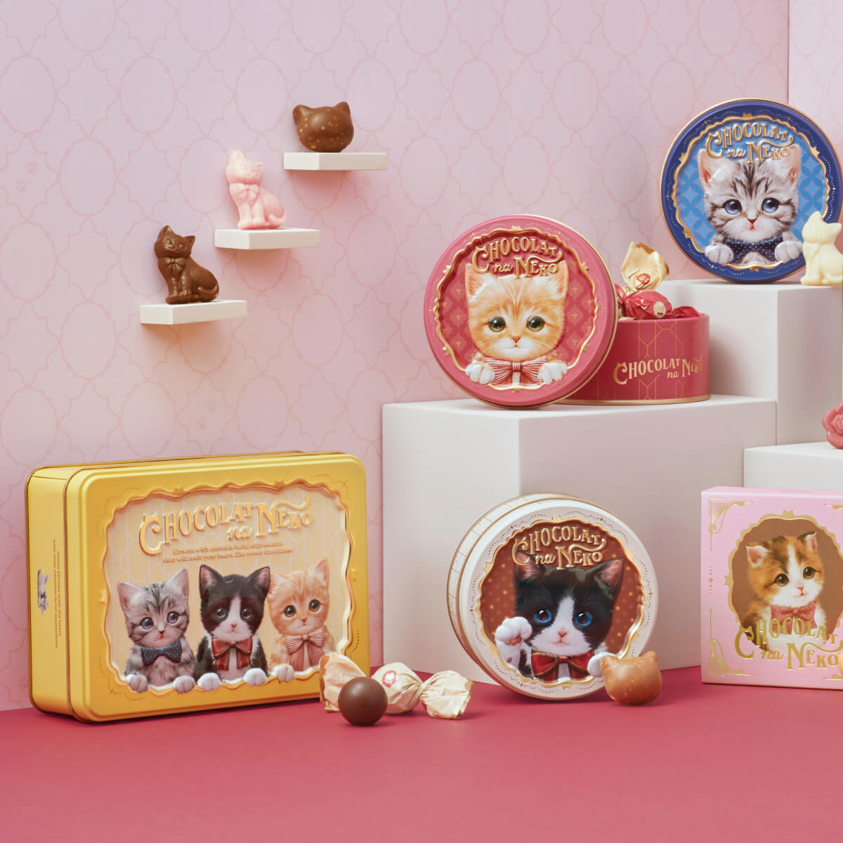 モロゾフ ショコラな猫 17個入期間限定 チョコレート 2025 期間限定チョコ スイーツ 洋菓子 お菓子 プレゼント プチギフト ギフト 公式 チョコ