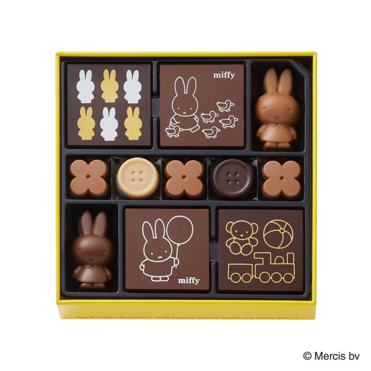 モロゾフ ミッフィーコレクション 22個入（2段詰）バレンタイン 2026 バレンタインデー 期間限定 ディック・ブルーナ miffy チョコレート スイーツ 洋菓子 お酒不使用 詰め合わせ 缶 プレゼント ギフト 公式
