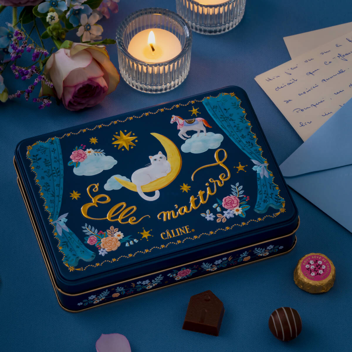 モロゾフ カリーヌ 15個入バレンタイン 2026 新商品 期間限定 チョコレート ボンボンショコラ フルーツ ナッツ はちみつ お酒不使用 猫 アソート 詰合せ 缶 かわいい プレゼント ギフト 公式