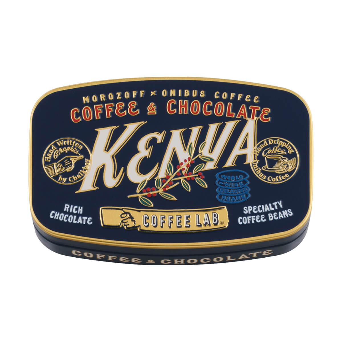 モロゾフ オニバスビーンズ（ケニア） 60g入バレンタイン 2026 期間限定 チョコレート コーヒー豆 オニバスコーヒー お酒不使用 アソート 詰合せ 缶 スタイリッシュ プレゼント ギフト プチギフト 公式