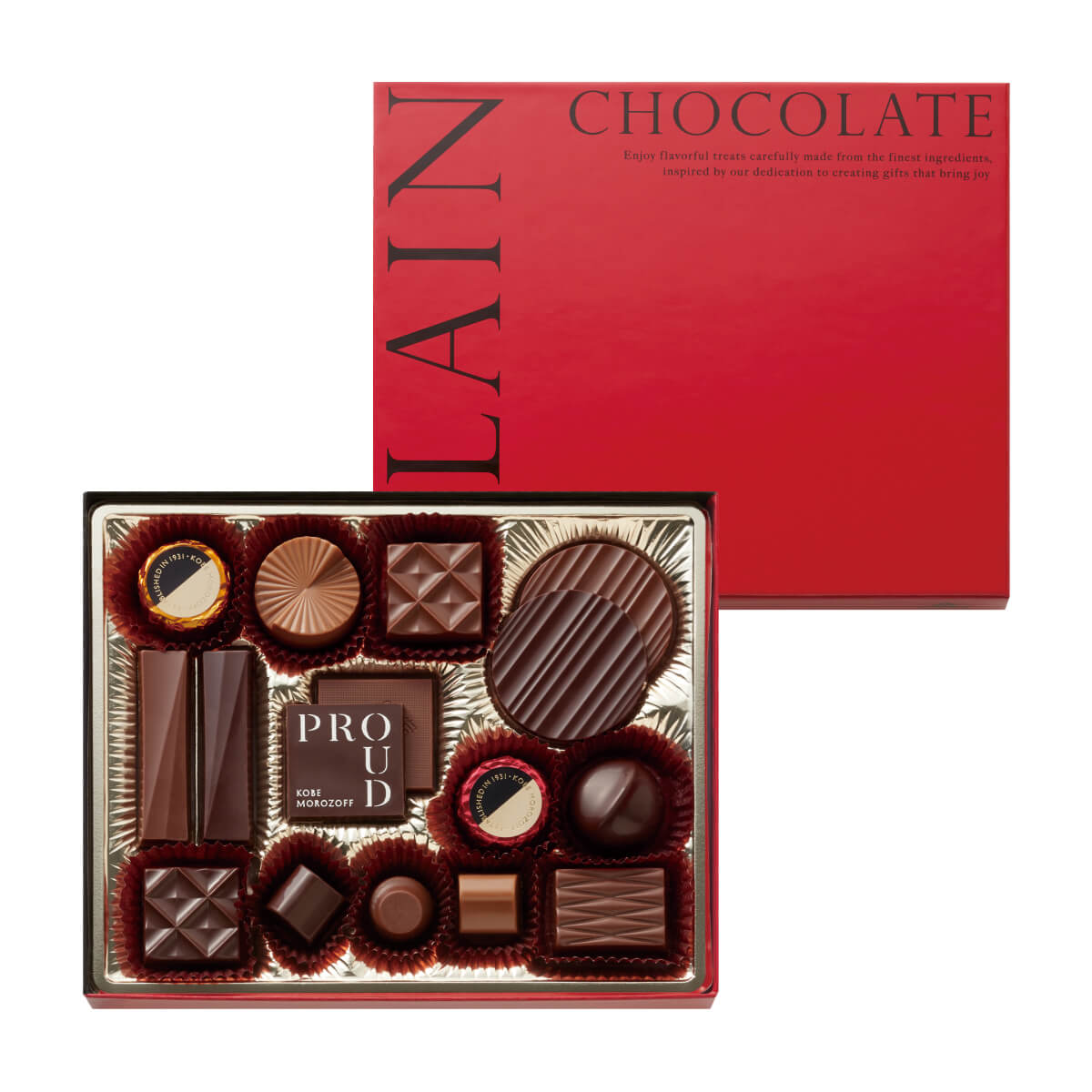 モロゾフ プレーンチョコレート 84g（16個）入バレンタイン 2026 期間限定 チョコレート ミルクチョコレート お酒不使用 アソート 詰合せ プレゼント ギフト プチギフト 公式