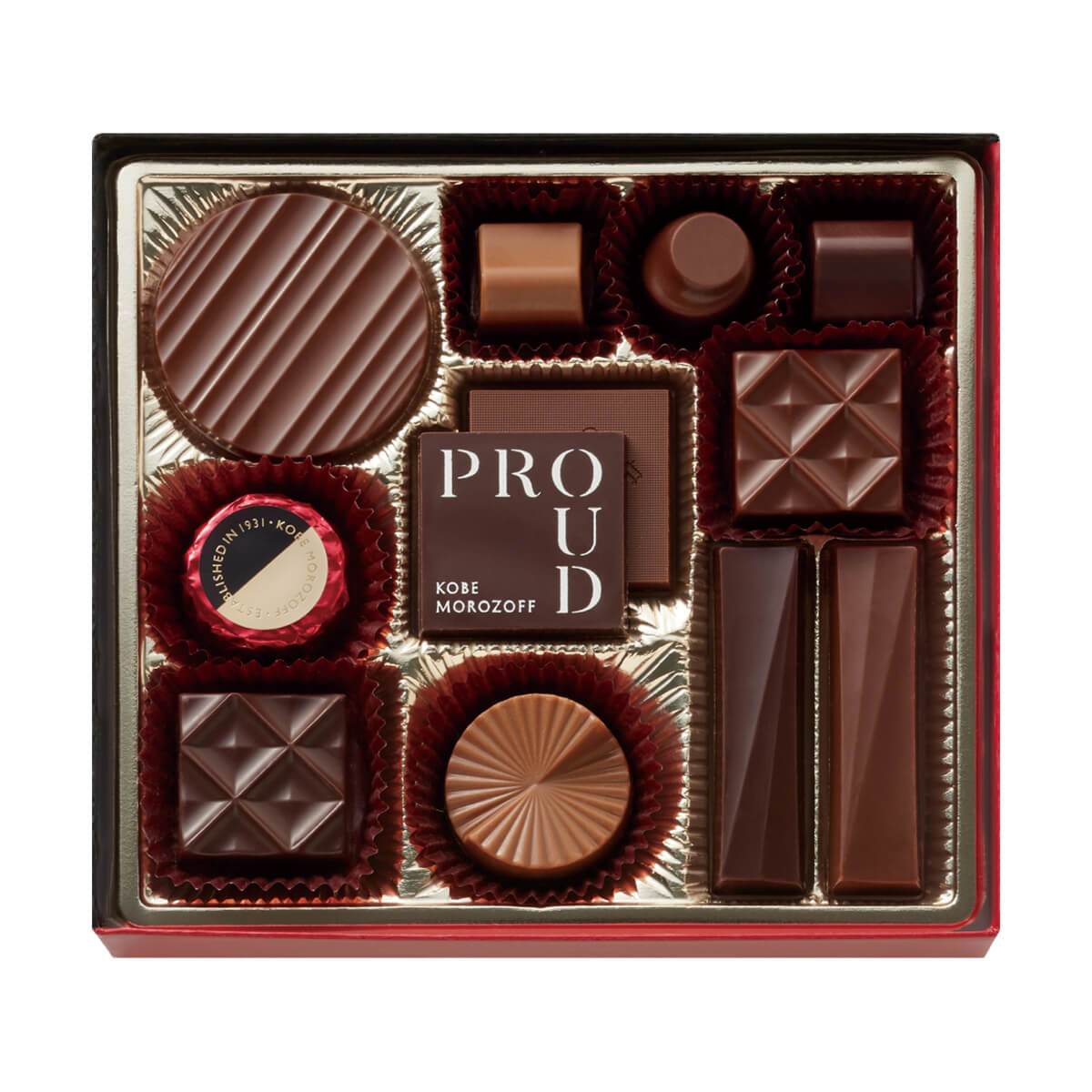 モロゾフ プレーンチョコレート 58g（12個）入バレンタイン 2026 期間限定 チョコレート ミルクチョコレート お酒不使用 アソート 詰合せ プレゼント ギフト プチギフト 公式