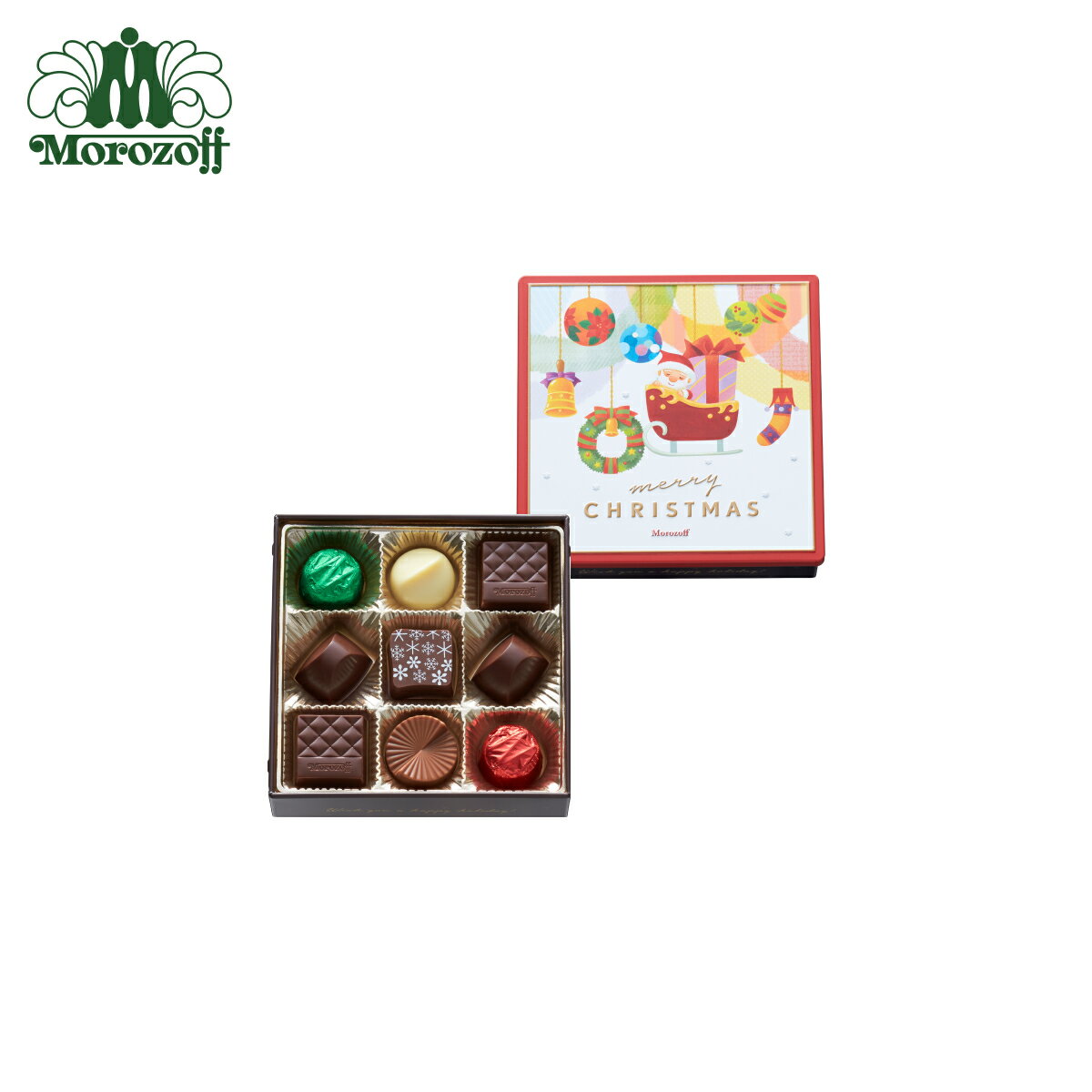 モロゾフ クリスマスファンシーチョコレート 9個入のサムネイル
