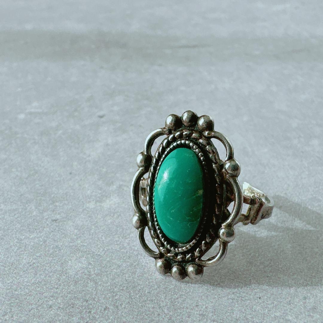 ヴィンテージナバホターコイズリング...