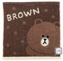 丸眞 キャリータオル ハンドタオル LINE FRIENDS ラインフレンズ ハローブラウン 綿 2サイズ展開 5585000200