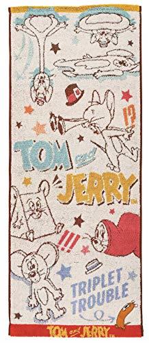 丸眞 フェイスタオル トムとジェリー トラブルジェリー 綿 抗菌防臭加工 2サイズ展開 4105000900