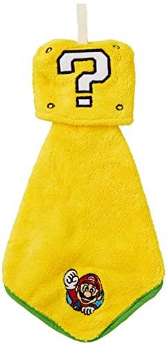 丸眞 吊り下げタオル マイクロ素材 任天堂 マリオ うきうきブロック ハテナブロック 入園入学グッズ 入..