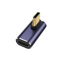 YFFSFDC USB C 変換 アダプター 左右 90° ミドルベント【40Gbps高速データ転送&100W/5A急速充電& 8K@60Hz映像出力】L字 L...