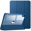 Fintie iPad 第10世代 ケース 2022 透明バックカバー 10.9インチ 三つ折スタンド スリープ機能 軽量 薄型 傷つけ防止 PU合成レザー T...