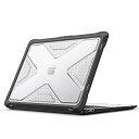 Fintie MacBook Air 13 ケース 保護ケース 2018 2019 2020 2021 発売 13インチ PC TPUバンパー 薄型 軽量 耐衝撃性 傷防止 排熱口設計 おしゃれ (モデル番号A2179 / A1932 / A2337 (M1)) (ブラック)
