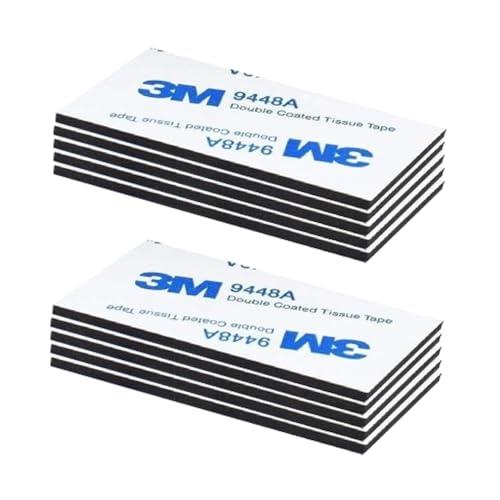 3M両面テープ はがせる 強力両面テープ 事務用品 家庭用 壁ポスターフック 車載用 長方形 10個入り ブ..