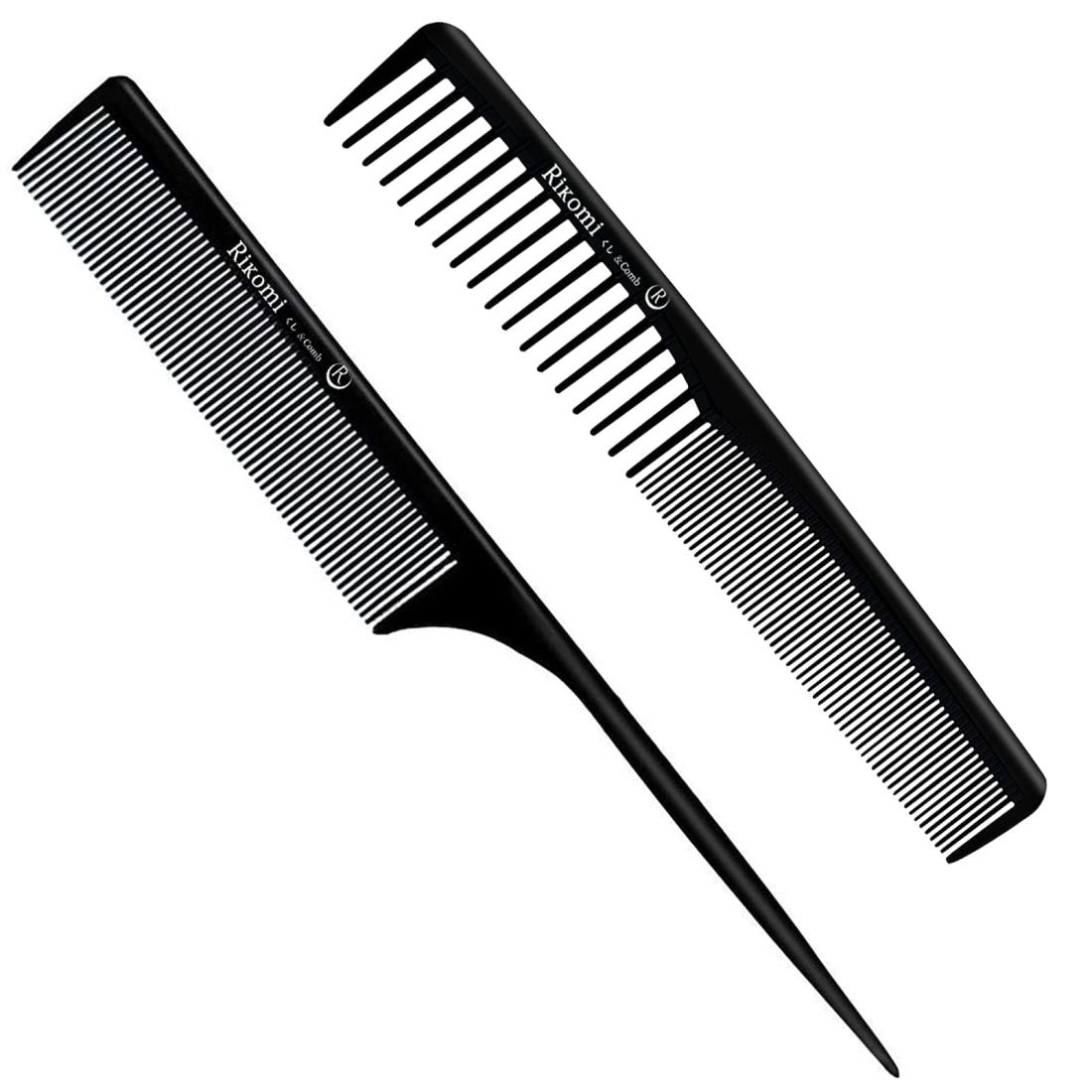 Mutuki セットコーム リングコーム カットコーム 櫛 2本セット 静電気防止 男女兼用 Kusi-05