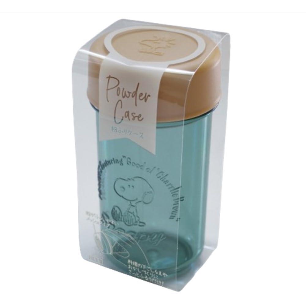 錦化成 スヌーピ ー 粉ふりケース グリーン 料理 下ごしらえ 小麦粉 調味料 お菓子作り お菓子 キャラ..