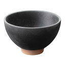 アンドエヌイー(&NE) 赤土お茶碗 黒 ブラック 美濃焼 日本製 ハレとケ 食洗機対応 和食器 北欧 シンプル 陶器 焼き物 ごはん茶碗 飯碗 ライスボウル ...