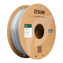 eSUN PLA Plus 3Dプリンターフィラメント PLA+ 寸法精度+/-0.03mm、1.75mm径 3Dプリンター用 正味量1KG (2.2LBS) スプール造形材料PLA材料 (銀)