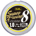 DUEL(デュエル) PEライン 釣り糸 スーパーエックスワイヤー8 【 ライン 釣りライン 釣具 高強度 高感度 】 1.0号 300m 5色/イエローマーキ...