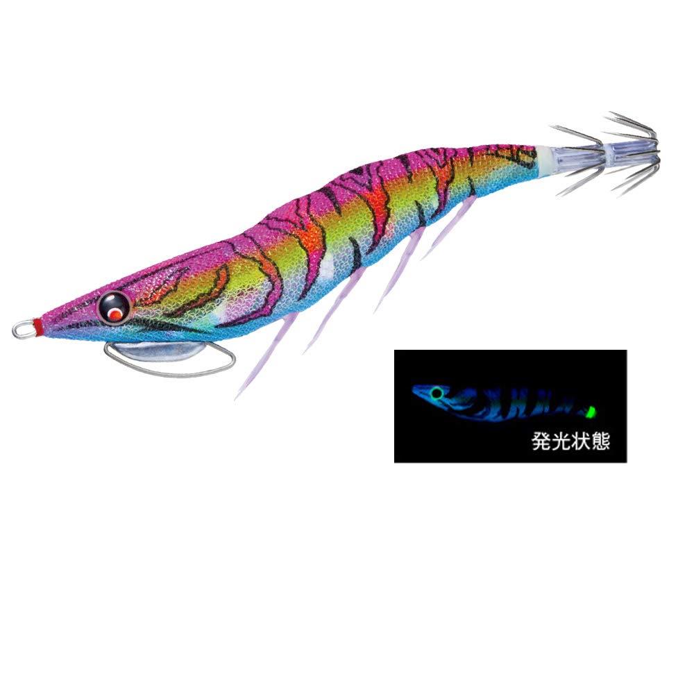 樂天商城 - DUEL(デュエル) エギ EZ-Q キャスト プラス 3.0号 ブルー夜光マーブルピンク(昼夜数釣マス A1770-BLMP