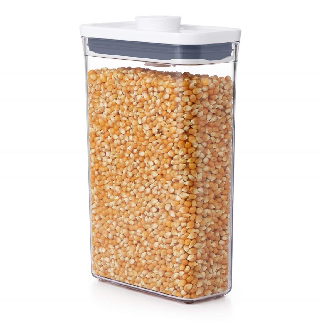 OXO(オクソー) 保存容器 プラスチック 密閉 1.8L ポップコンテナ スリムレクタングル ミディアム