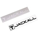 JACKALL(ジャッカル) JKカッティングステッカー 長方形 Sサイズ ブラック(4)