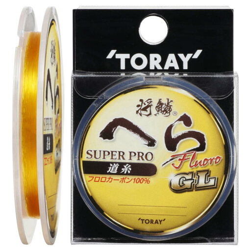 東レ(TORAY) フロロカーボンライン 将鱗 へら スーパープロフロロ 道糸 GL 50m 0.6号 ゴールド 東レ(TORAY) フロロカーボンライン 将鱗 へら スーパープロフロロ 道糸 GL 50m 0.6号 ゴールド