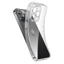 NIMASO ケース iPhone15Pro用 クリア ケース 透明 ソフト TPU素材 カバー 軽量 衝撃吸収 傷つけ防止 カメラ レンズ保護 ワイヤレス充電対応 アイフォン15プロ(6.1インチ)対応 スマホケース NSC23H763