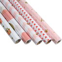 CCINEE 包装紙 ラッピング ペーパー ロールで運輸 300×43CM 包装 用 紙 大判 大きい おしゃれ かわいい デザイン プレゼント クリスマス (...