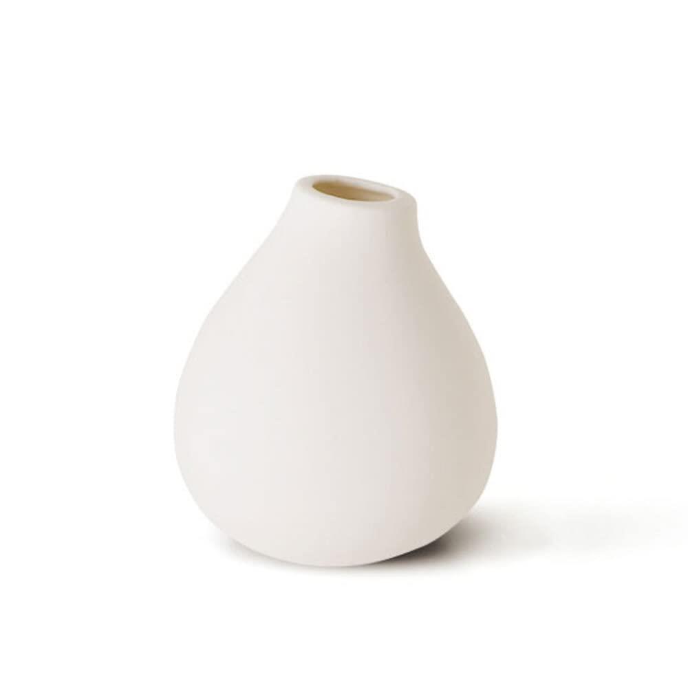 TAMAKI フラワーベース ホワイト 8×9cm AYA(アヤ) T-910566