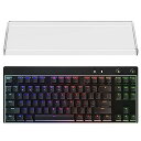 Geekria キーボード カバー ケース 互換品 ロジクール G Logicool G913 TKL/G PRO テンキーレス ワイヤレスメカニカルゲーミングキーボード 透明アクリルカバー 保護カバー