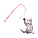 MUYYIKA 猫 おもちゃ じゃらし猫 遊び ネズミの形をした猫の杖 ねこ玩具 釣り竿 シリコンマウステールシェイプワンドおもちゃ 運動不足とストレス解消 猫...