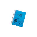リヒトラブ(Lihit lab.) AQUA DROPs ツイストノート(厚型) 8青 A6タテ型(S型) 17穴 N-1665-8