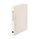 リヒトラブ リングファイル D型 A4 2穴 ホワイト F7684-0