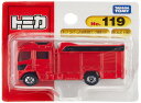 タカラトミー『 トミカ No.119 モリタ 13mブーム付多目的消防ポンプ自動車 MVF (ブリスターパッケージ) 』 ミニカー 車 おもちゃ 3歳以上 ブリスターパッケージ 玩具安全基準合格 STマーク認証 TOMICA TAKARA TOMY