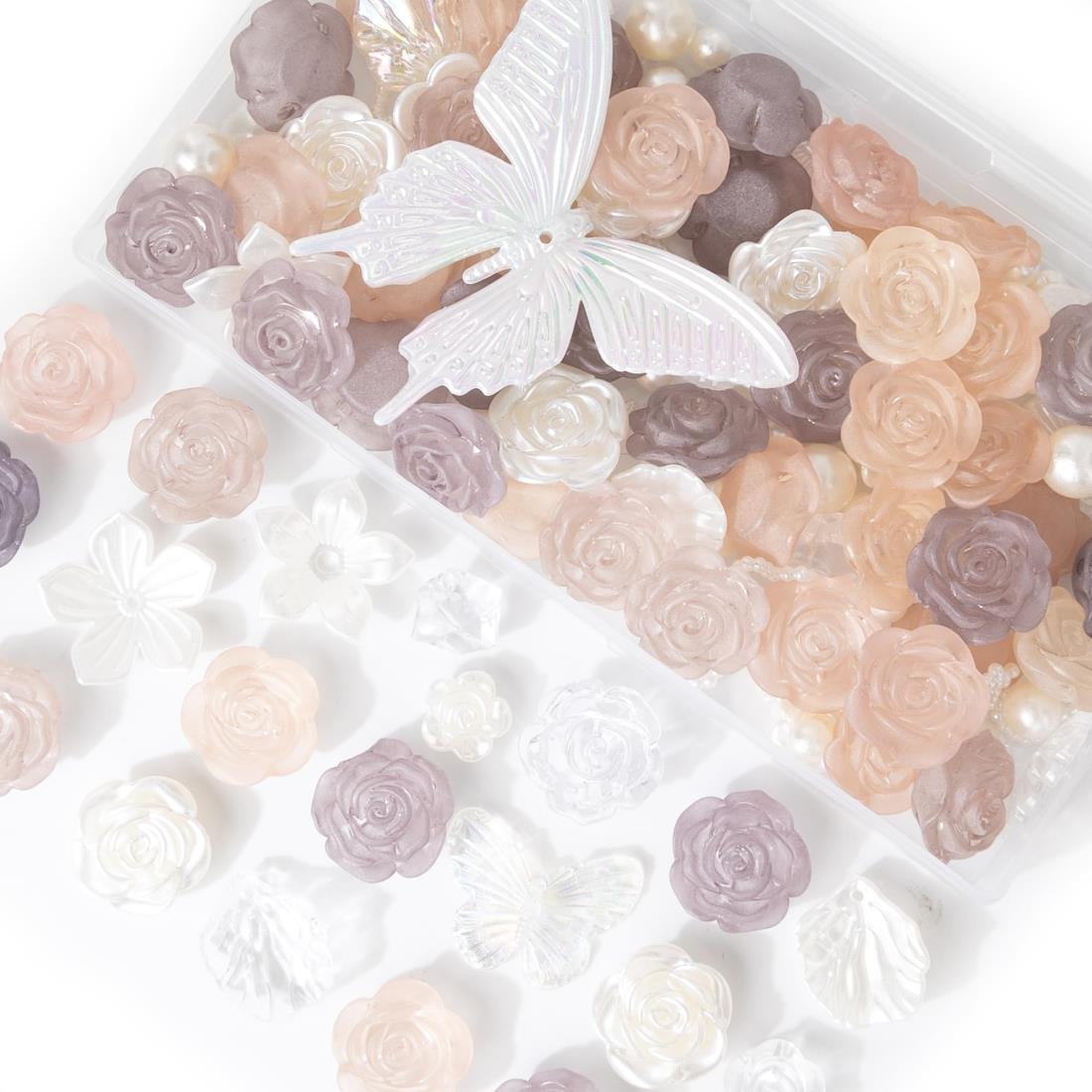 デコパーツ ビーズ ホイップデコ パーツ 【特典ビーズ含む·26セット展開·約110個】 ビーズセット トレカ デコパーツ アクリルビーズ ...