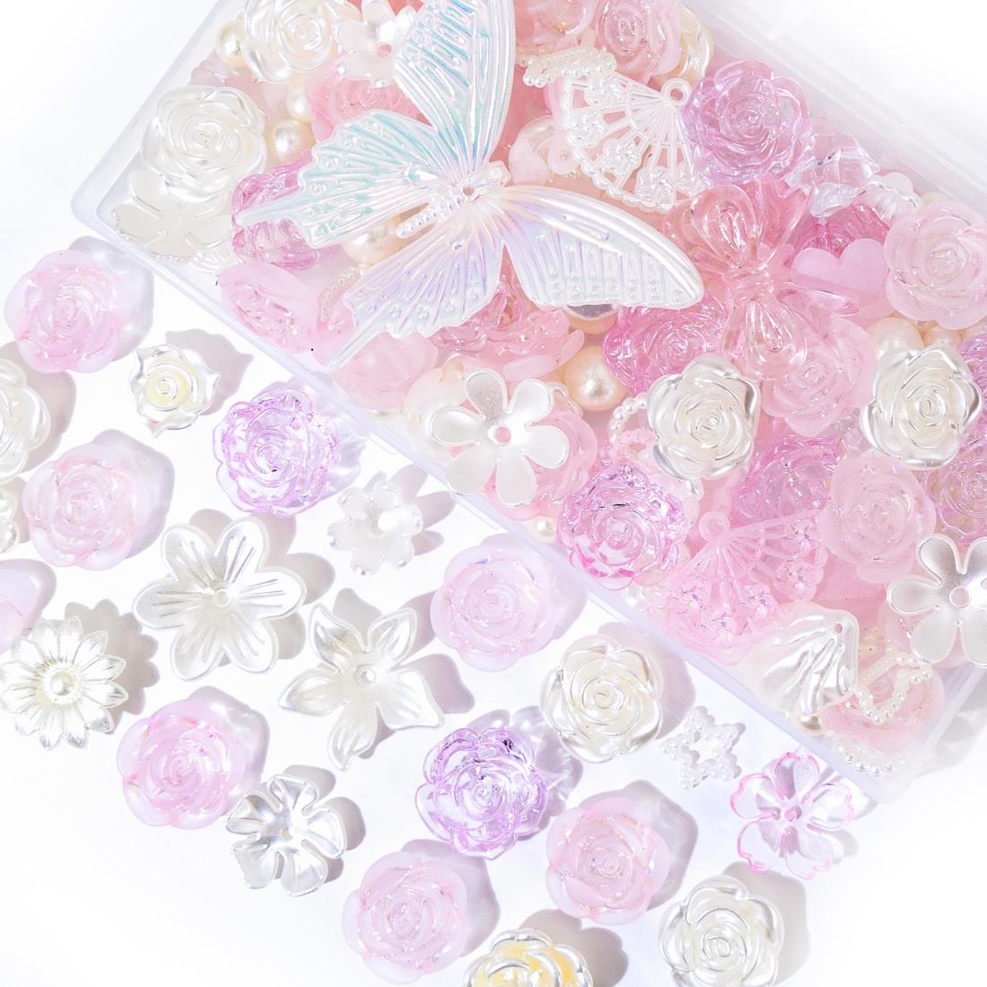 デコパーツ ビーズ ホイップデコ パーツ 【特典ビーズ含む·26セット展開·約110個】 ビーズセット トレカ デコパーツ アクリルビーズ ...