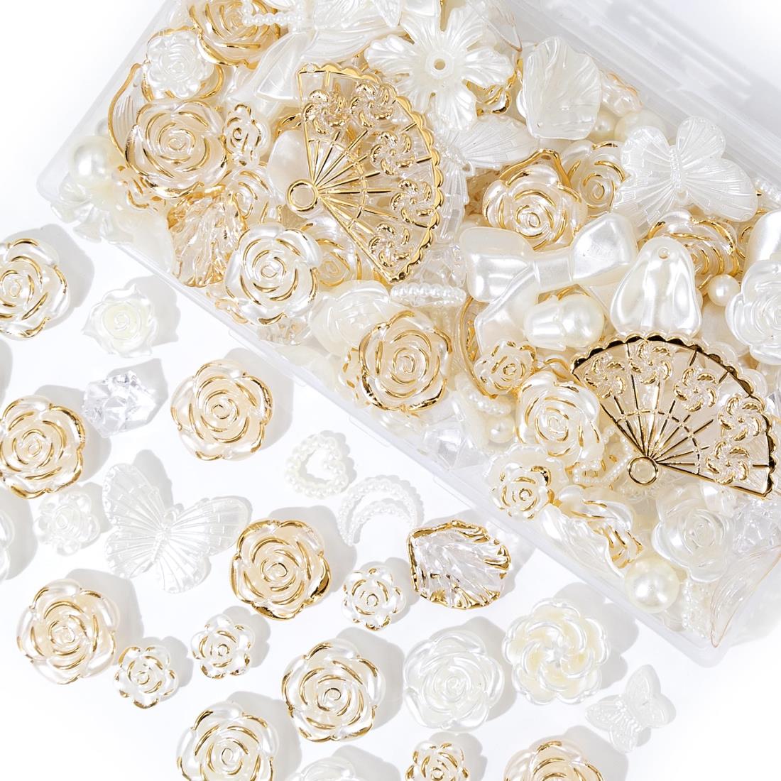 デコパーツ ビーズ ホイップデコ パーツ 【特典ビーズ含む·26セット展開·約110個】 ビーズセット トレカ デコパーツ アクリルビーズ ...