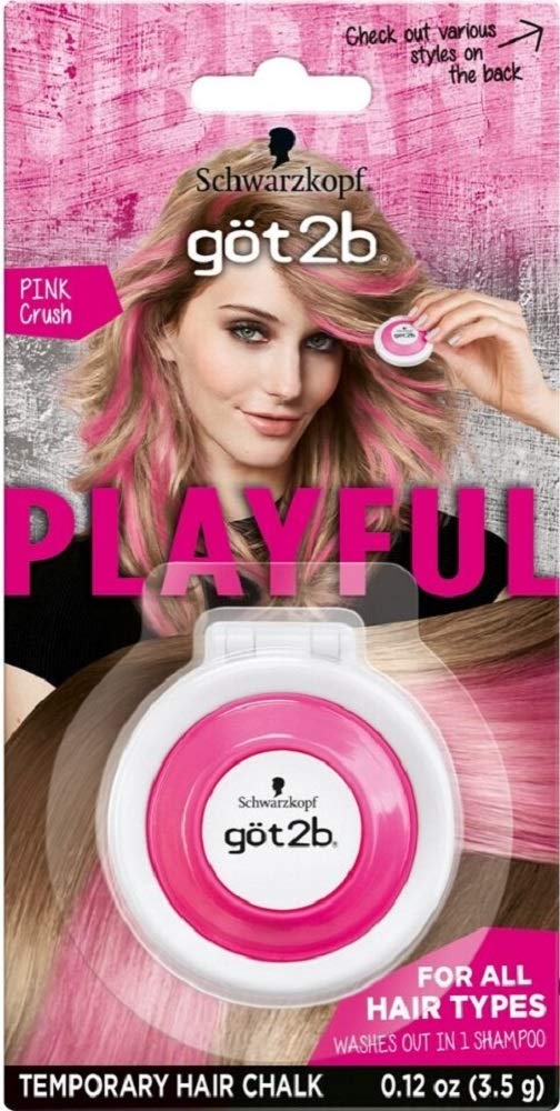 シュワルツコフ(schwarzkopf) got2b ゴットゥービーヘアチョーク ピンク〔1日だけ・黒髪にも驚きの発色..