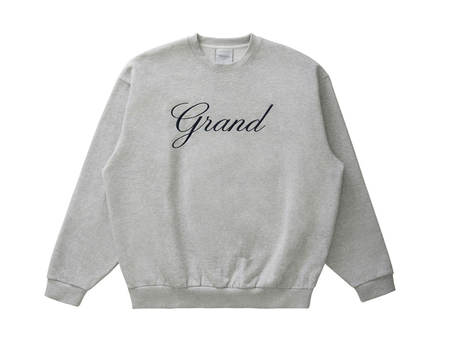 GRAND COLLECTION EMBROIDED CREWNECK