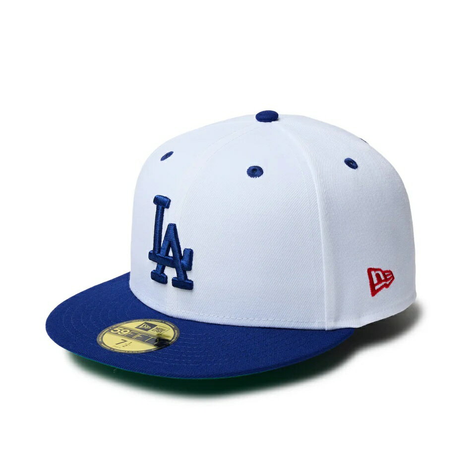 Rakuten - NEW ERA 59FIFTY Dodgers Pack ロサンゼルス・ドジャース ホワイト ダークロイヤルバイザー