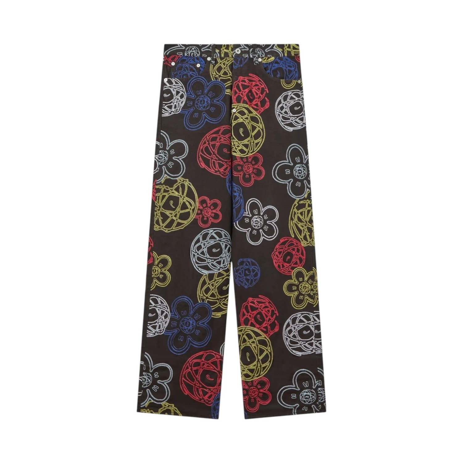 Rakuten - 【期間限定 80%オフ】'KENZO X FUTURA 2000' EMBROIDERED WIDE-FIT PANTS 定価149,000円→29,800円