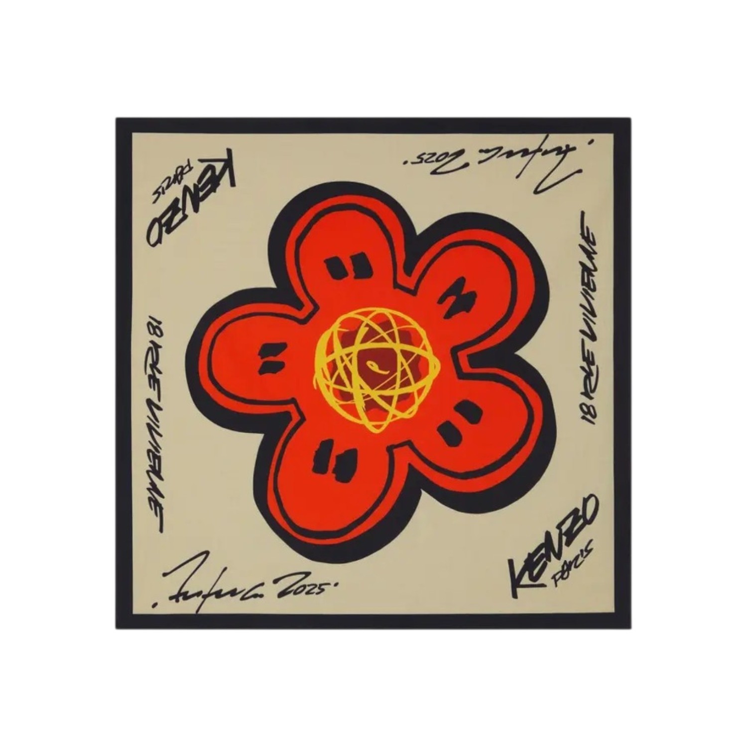 Rakuten - 【期間限定 80%オフ】'KENZO X FUTURA 2000' BANDANA IN COTTON 定価16,000円→3,200円
