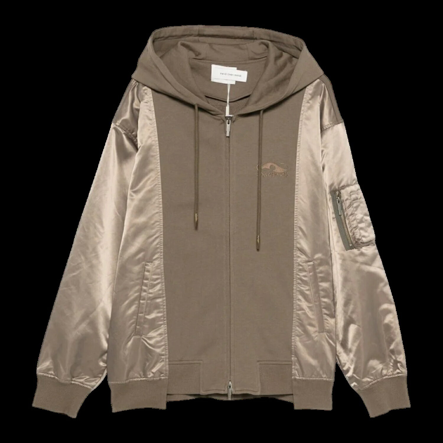 FENG CHAN WANG DECONSTRUCTED HOODIE